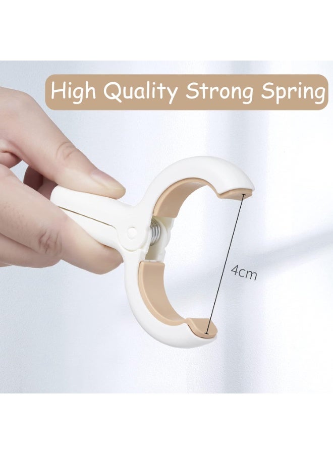 24 Pack Plastic Clothes Pins with Strong Anti-Rust Springs,Heavy Duty Beach Towel Clips,Laundry Clothespins to Keep Your Towel, Clothes, Blankets to Dry on Clothesline and Hanging Rack - Image 3